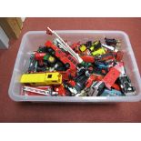 A Box of Assorted Diecast model Vehicles By Various manufacturers, unboxed and playworn.