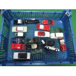 Eighteen Assorted Diecast Model Cars in 1/43rd Scale, by Corgi, Vanguards, Vitesse and others.