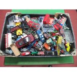 A Quantity of Original Diecast Vehicles, by Dinky, Corgi, Matchbox and other, all playworn.