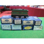 A Wrenn '00' Six Wheel Tender, two Hornby Dublo electrical signals, boxed, among associated items.