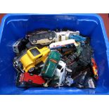 A Box of Assorted Diecast model Vehicles By Various manufacturers, unboxed and playworn.