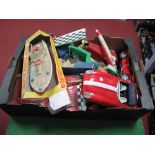 A Quantity of Diecast and Plastic Vehicles by Burago, Clifford Toys, some remote control cars notes,