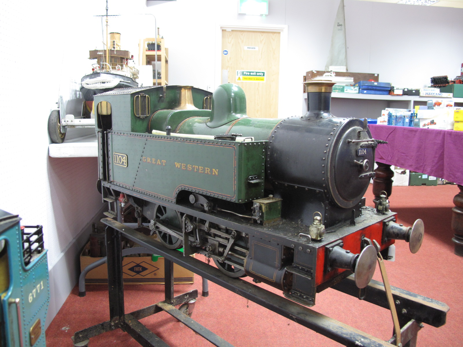 A 7¼ Inch Gauge 0-4-0 Live Steam 'Midge' Design Locomotive, based on George Gentry design of Swansea - Image 4 of 8
