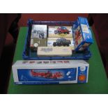 Six Corgi Diecast 1:50th Scale Trucks - US Outline, all boxed, includes #52103 Mack CF Aerial Ladder