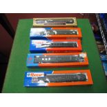 Five "HO" Scale Coaches By Roco and Others, DB Livery, all boxed.