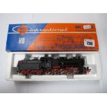 A Boxed Roco "HO" Gauge Outline German DR 58 Guterzug Dampflokomotive 2-10-0 Locomotive and Six