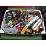 A Quantity of Original Diecast Vehicles By Dinky, Corgi, Matchbox and Others, all playworn