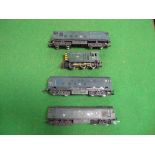 Four Hornby "00" Gauge Outline Diesel Locomotives, comprising of class 24 (two), class 25, class