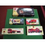 Six Corgi Diecast 1:50th Scale Trucks - British Road Services, all boxed in five packs, including #