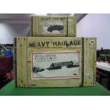 Two Corgi Diecast 1:50th Scale Heavy Haulage Trucks, all boxed, including #CC13209 DAF XF with