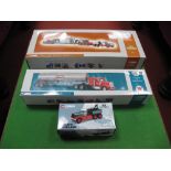 Three Corgi Diecast 1:50th Scale US Outline Heavy Haulage Trucks, all boxed, including #US55703