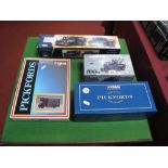 Five Corgi Diecast 1:50th Scale Vehicles, in three packs; plus Corgi Diecast 1:50th Scale Load,