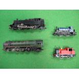 Four "OO" Gauge Locomotives by Tri-ang, Hornby, including Hornby 0-4-0 Saddle Tank Locomotive, R/No.