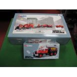 Two Corgi Diecast 1:50th Scale Heavy Haulage Trucks - Wynns, all boxed, including #31009 Twin