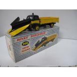 Dinky Toys No. 958 - Snow Plough, black/yellow, cast wheels. Overall good plus/very good, however