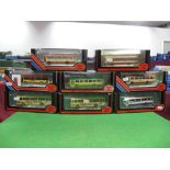 Eight EFE 1:76th Scale Diecast Model Buses, including #22510 Alexander Y-Type -Sheffield City; #