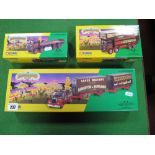 Three Corgi Diecast 1:50th Scale Showman's Trucks, all boxed, includes #15901 Scammell Highwayman