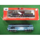 Two HO Scale Model Locomotives, Rivarossi Virginia and Truckee Railroad 4-4-0 Steam Locomotive and