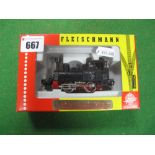 Fleischmann #4000 DB. Werklok 0-4-0 Steam Tank Locomotive, HO Scale. Boxed.