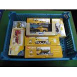 Six Corgi Diecast 1:50th and 1:43rd Scale Vehicles - "Building Britain" Editions, all boxed,