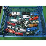 Twenty one Assorted Diecast model Cars, in various scales by various manufacturers.