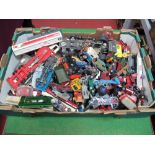 A Quantity of Original Diecast Vehicles By Dinky, Corgi, Matchbox, and others, all playworn.