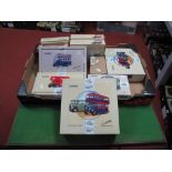 Ten Assorted Diecast Vehicles By Corgi, all boxed, includes #96991 Thornycroft bus, Sheffield and #