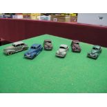 Six mid XX Century 39 Series American Outline Cars, all playworn.