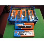 Five "HO" Scale Coaches By Roco and Others, DB Livery, all boxed.