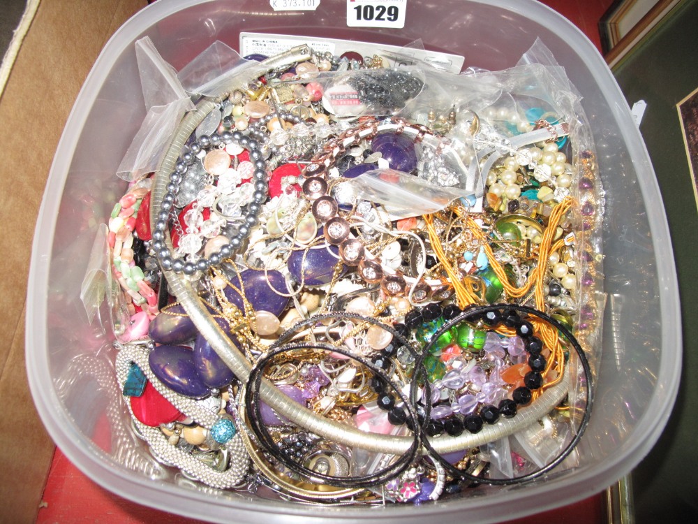 A Mixed Lot of Assorted Costume Jewellery:- One Box