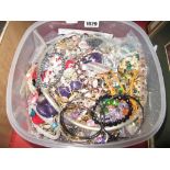 A Mixed Lot of Assorted Costume Jewellery:- One Box