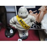 Metal Advertising Figure of Michelin Man, 38cm tall.
