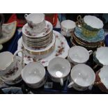 Royal Stuart and Royal Standard 'Minuet' Teaware:- One Tray