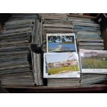 A Large Mixed Lot of Assorted Postcards:- One Box