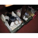 A Quantity of Ceramics, china, tableware:- Three Boxes