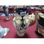A Moorcroft Pottery Vase, decorated with the 'Trial' Galanthus design by Vicky Lovatt, shape 23/8,