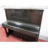 An Early XX Century Paul Winkler of Munich Overstrung Ebonised Upright Piano.