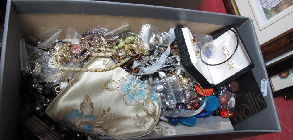 A Mixed Lot of Assorted Costume Jewellery:- One Box