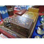 Tunbridge Bordered Sorrento Music Box, eight others:- One Tray