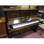 George Rodgers & Son. London Mahogany Cased Advertising Piano, supplied by William Cole, Norfolk St.