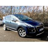 2014/64 (Registration number EX64 JFV) Peugeot 3008, 1.6 HDi (Diesel) Allure 5-door in metallic '