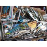 A Large Mixed Lot of Assorted Postcards:- One Box