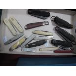 A Collection of Mid XX Century and Later Pocket Knives, penknives, scout knives, etc, including