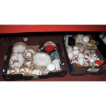 Mikasa 'Amherst' China Dinnerware, Wedgwood beakers, other china:- Two Boxes