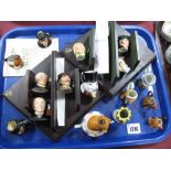 Royal Doulton and Other Miniatures, including sets of 'Tinies', models include Sherlock Holmes,