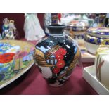 A Moorcroft Pottery Vase, decorated with the Brave Sir Robin design by Vicky Lovatt, shape 03/4,