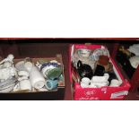 Masons 'Regency' Dinnerware, other ceramics:- Two Boxes