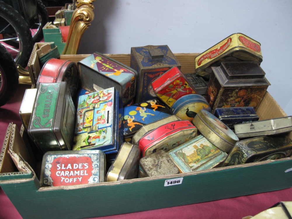 A Collection of Early to Mid XX Century Tins:- One Box