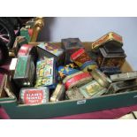A Collection of Early to Mid XX Century Tins:- One Box