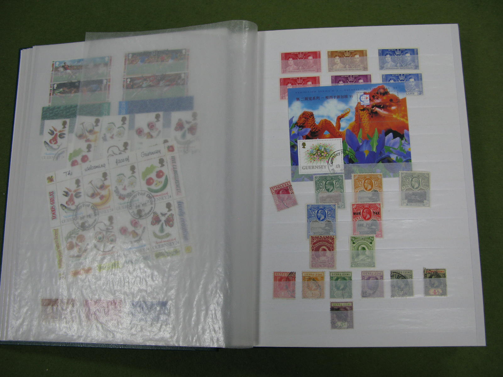 A GB and Commonwealth Stamp Collection, mint and used, in a stockbook, noted Q. Victoria Sierra